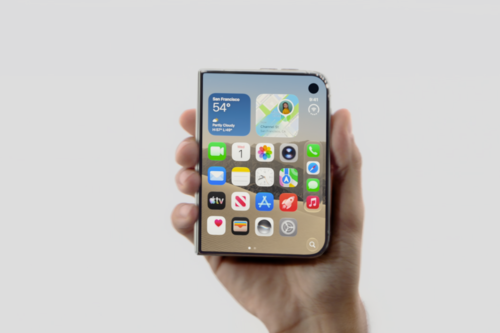 iPhone Duo comparado con otros móviles plegables