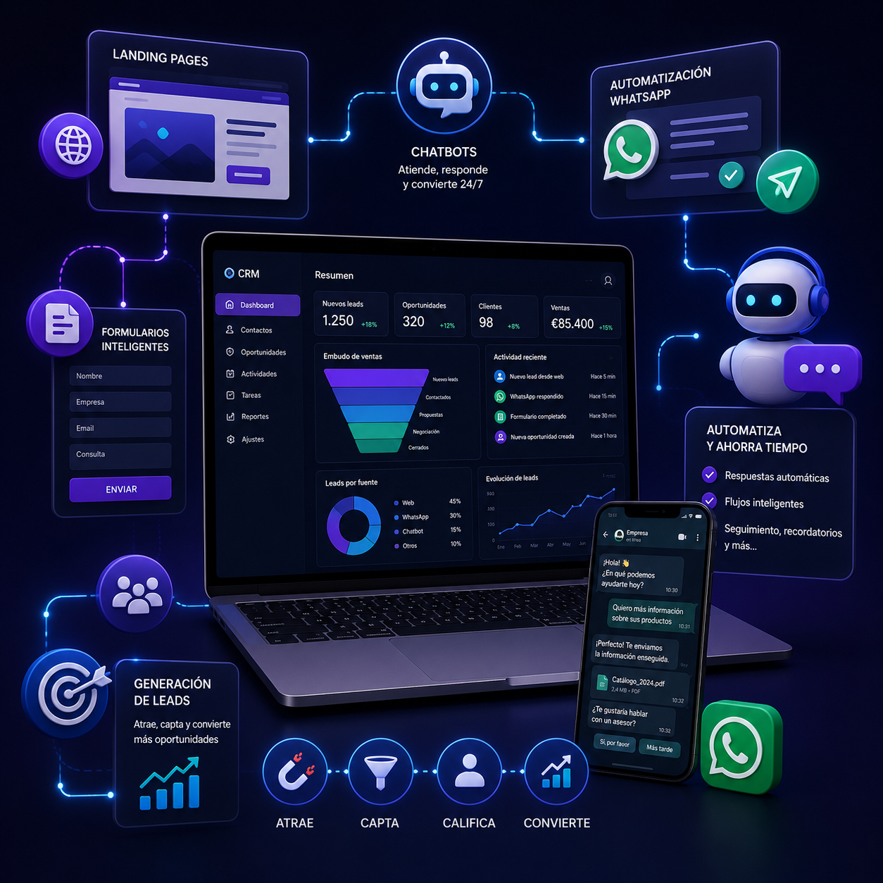 Soluciones digitales y automatizacion comercial
